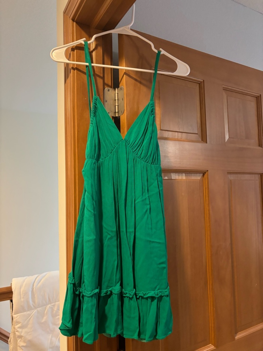 Lulu's Teal Green Elastic Waist Skirt